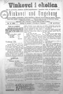 Vinkovce und Umgebung 4.1.1914.